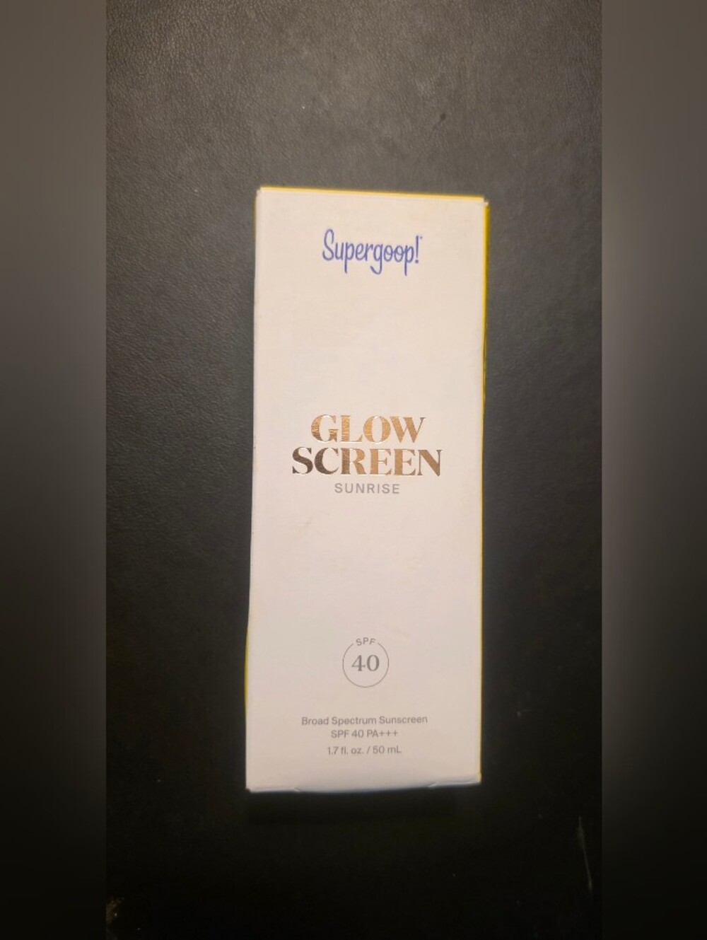 NEW Supergoop! Glowscreen Sunrise SPF 40 Broad Spectrum Sunscreen 1.7 fl oz.
